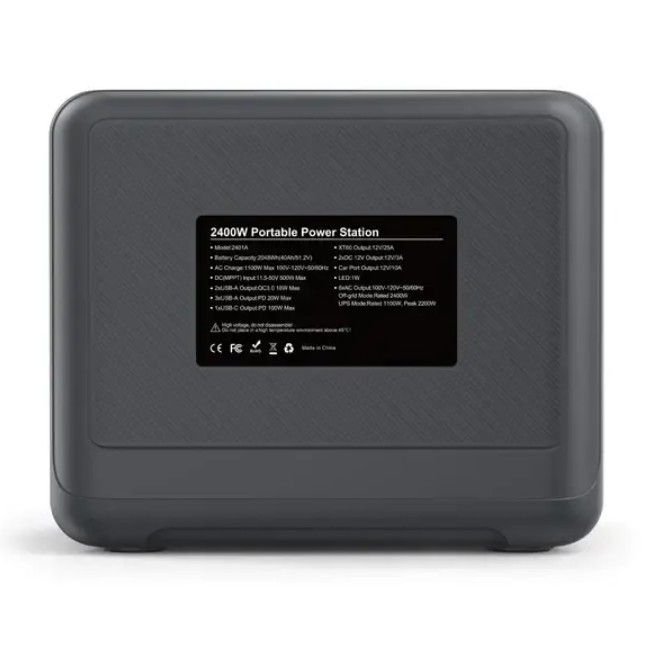 Портативная електростанция EcoPlay SYD2400 2400 Вт (2048Wh)