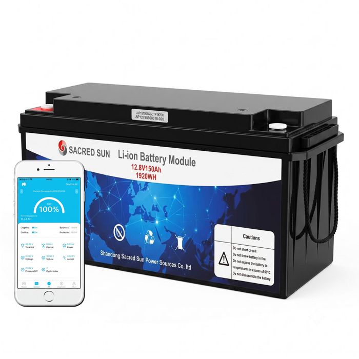 Аккумулятор Sacred Sun SmartPower SCIFP12150 (LiFePO4 Bluetooth)