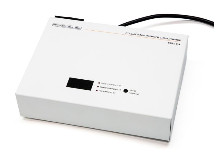 Стабилизатор напряжения Промавтоматика СТАБ 0.4 White (400 Вт)