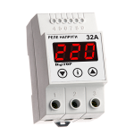 Реле напруги DigiTOP VP-32А (3 модулі, базовий функціонал)