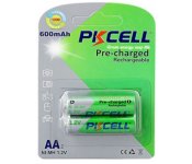 Акумулятор PKCELL 1,2V AA 600 mAh NiMh, 2шт/блістер (09320)
