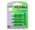 Акумулятор PKCELL 1,2V AA 600 mAh NiMh, 4шт/блістер (09321)