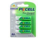 Акумулятор PKCELL 1,2V AA 2000 mAh NiMh, 4шт/блістер (09326)