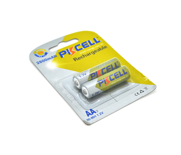 Акумулятор PKCELL 1,2V AA 2800 mAh NiMh, 2шт/блістер (16685)