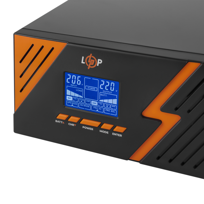 ДБЖ LogicPower LPM-PSW-1500VA Black (22754)