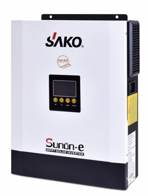 Сонячний інвертор SAKO 3000-24, 3000VA/2,4кВт 24V струм заряду 0-80 A