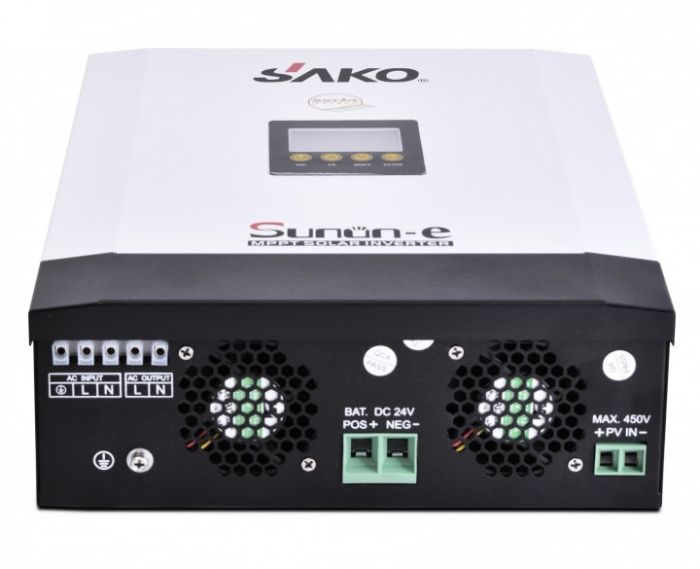 Сонячний інвертор SAKO 3000-24, 3000VA/2,4кВт 24V струм заряду 0-80 A