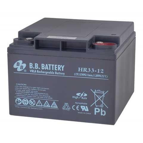 Аккумулятор BB Battery HR33-12 AGM