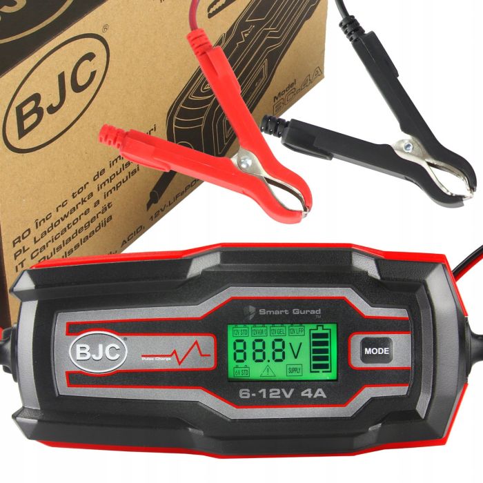 Зарядное устройство для АКБ BJC BC-4A (6/12В, IP65)