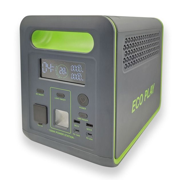 Портативная електростанция EcoPlay SYD1200 1200 Вт (1248Wh)
