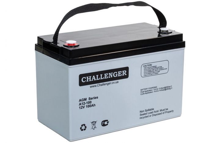Акумулятор Challenger A12-100 AGM
