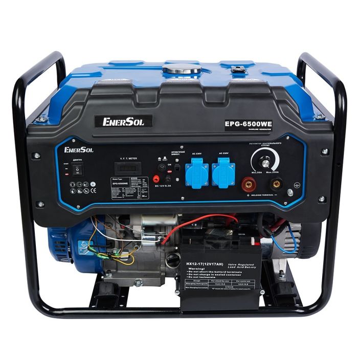 Генератор зварювальний EnerSol EPG-6500WE (бензин)
