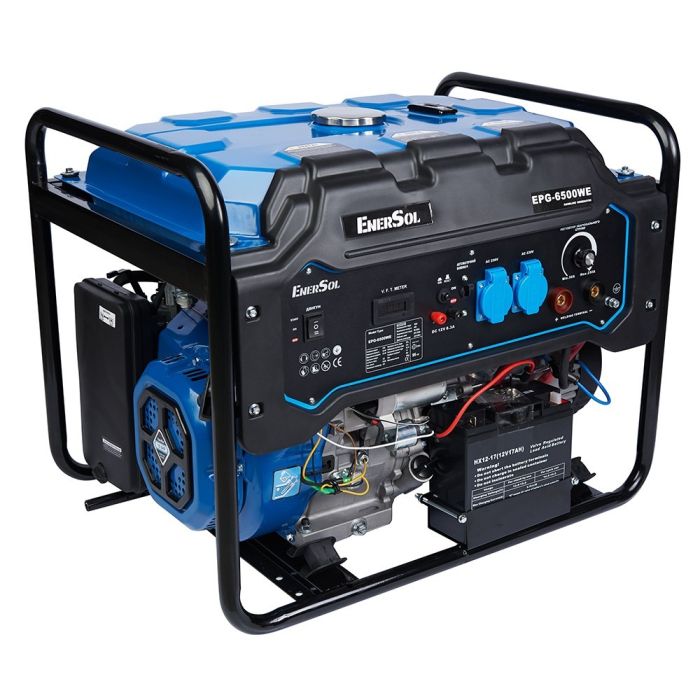 Генератор зварювальний EnerSol EPG-6500WE (бензин)