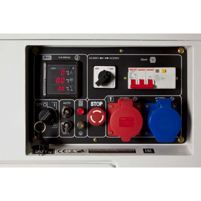 Электрогенератор Hyundai DHY 8500SE-Т (дизель)