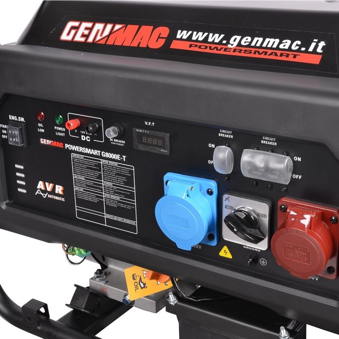 Генератор Genmac PowerSmart G8000E-T (бензин)