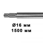 Стержень з нержавіючої сталі NORX QUANT безмуфтовий (16 мм / 1500 мм)