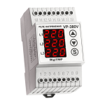 Реле напруги DigiTOP VP-380V (3 модулі, базовий функціонал)