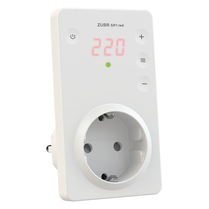 Реле напряжения однофазное ZUBR SR1 Red (для розетки)