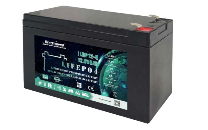 Акумулятор EverExceed LDP 12-8 (12V8Ah) LiFePO4