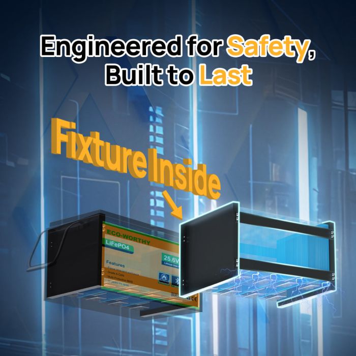 Акумулятор ECO-Worthy LFP 24-100 LiFePO4 Bluetooth