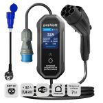 Зарядное устройство для электромобилей из Китая proVolt AC32A GBT WiFi 7 м (24668)