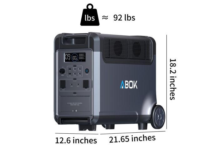 Портативна електростанція ABOK-3600 3600Вт (3840Wh)