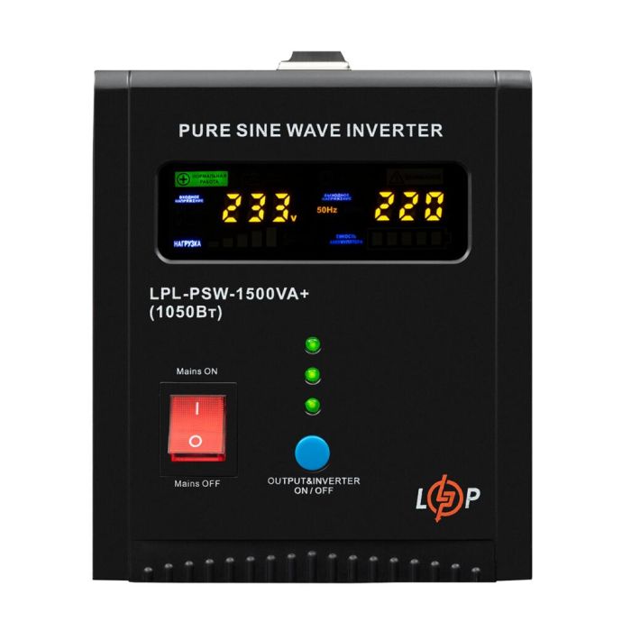 ИБП LogicPower LPL-PSW-1500VA+ (1050Вт) 10A/20A, 24В (37720)