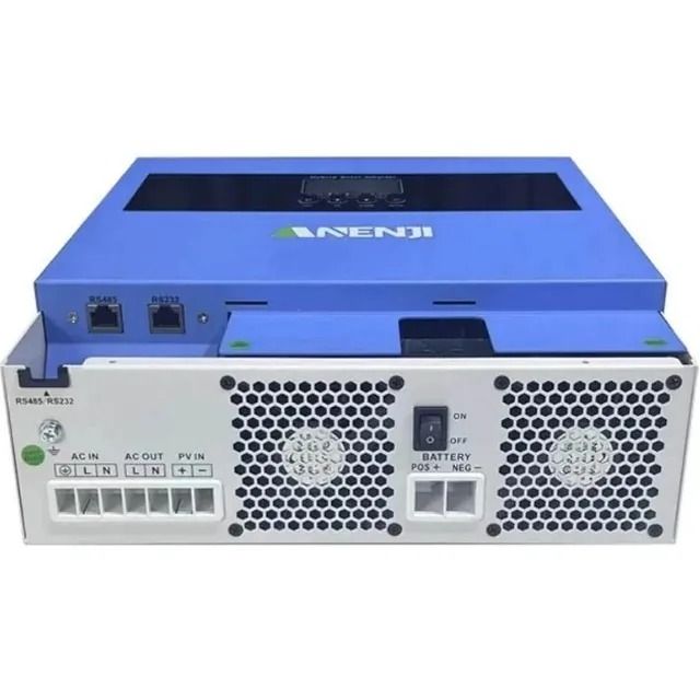 Гібридний інвертор ANENJI ANJ-4000W-24V, 4,2 кВт, 24В, 80A Wi-Fi