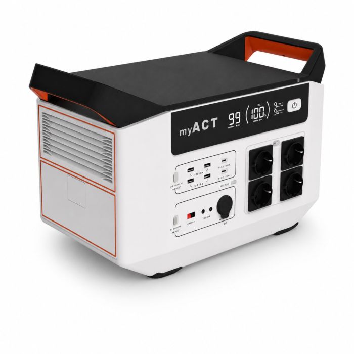 Зарядна станція myACT AP2502 2500Вт (2496 Wh)