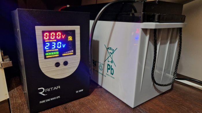 ИБП Ritar SK-800VA LCD (500 Вт)