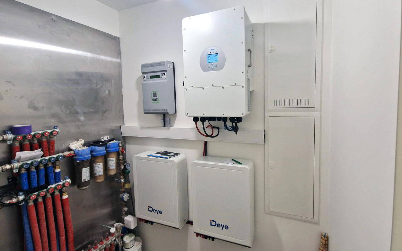 Стабилизатор напряжения Quant для солнечной электростанции на реальном объекте